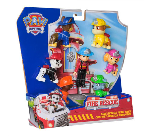 Фігурки Spin Master Пожежна рятувальна місія Відважна команда "Щенячий патруль"