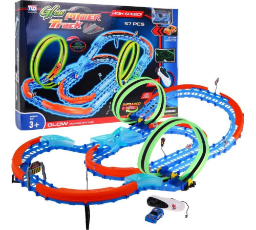 Дитяча гоночна траса для дітей 3+ флуоресцентна