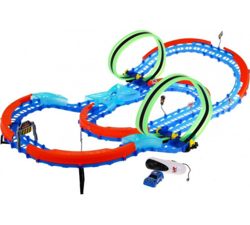 Дитяча гоночна траса для дітей 3+ флуоресцентна