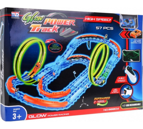 Дитяча гоночна траса для дітей 3+ флуоресцентна