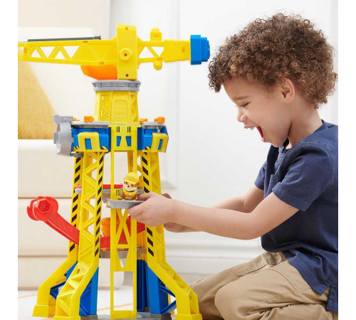 Машинки дитячі Spin Master Кремез і команда: Підйомний кран-вежа Бухти будівельників "Щенячий патруль"