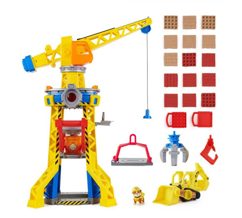 Машинки дитячі Spin Master Кремез і команда: Підйомний кран-вежа Бухти будівельників "Щенячий патруль"