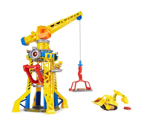 Машинки дитячі Spin Master Кремез і команда: Підйомний кран-вежа Бухти будівельників "Щенячий патруль"