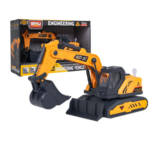 Дитячий екскаватор Ramiz WD101-A, жовто-чорний