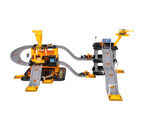 Дитячий іграшковий паркінг Ramiz 666-14 Будівельний майданчик з технікою