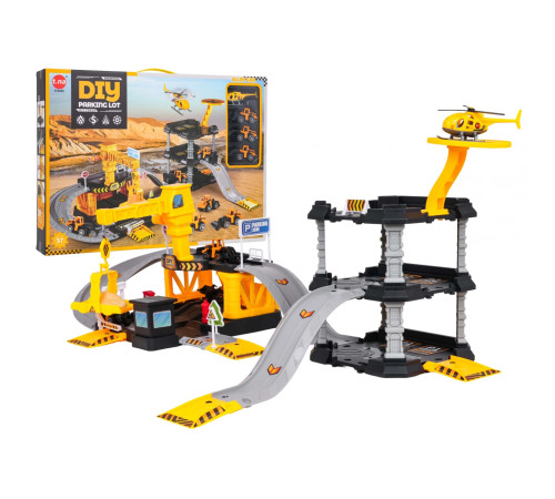 Дитячий іграшковий паркінг та будівельний майданчик Ramiz 1294B + машинки