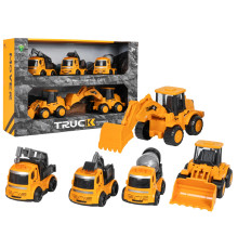 Дитячі будівельні машинки Ramiz 2621-3, жовто-чорні