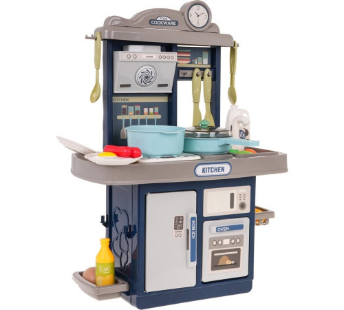 Дитяча кухня Ramiz з функцією звуку на 28 ел. синя