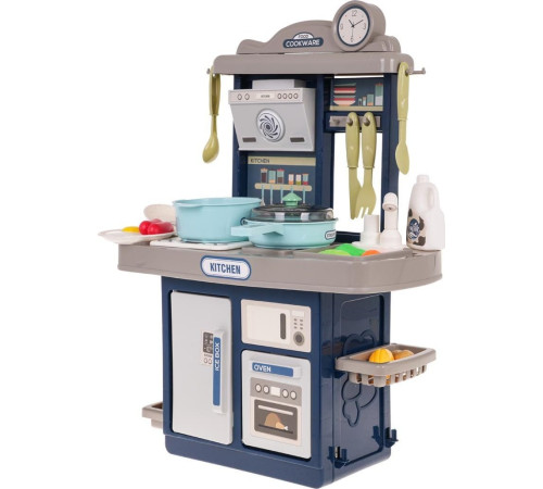 Дитяча кухня Ramiz з функцією звуку на 28 ел. синя