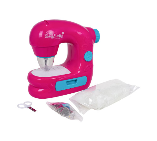 Дитяча швейна машинка з функцією світла, звуку та аксесуарами Ramiz ZDZ.7801-15, рожева