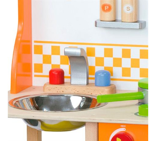 Дитяча кухня Viga Toys з дерева з посудом (50957FSC) Дитяча кухня Viga Toys з дерева з посудом (50957FSC)