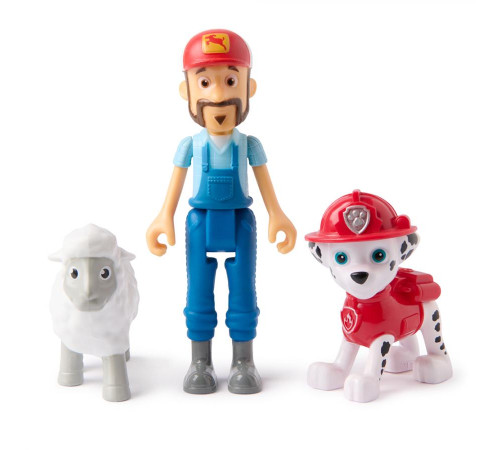Фігурки Spin Master Цуценяти-рятівника Маршала, фермера Ела та вівці " Щенячий патруль"