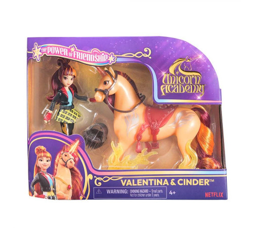 Набір ляльки та єдинорога Spin Master Валентина та Вуглик "Академія єдинорогів"