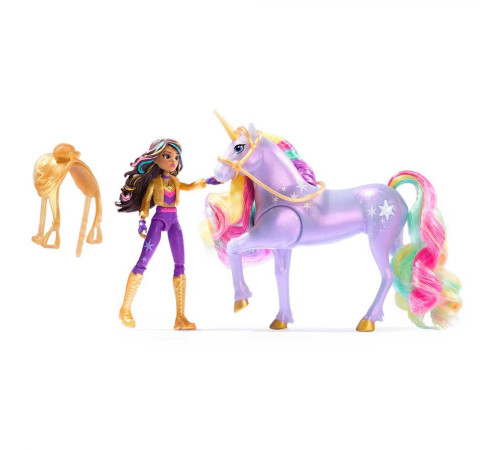 Набір ляльки та єдинорога Spin Master Софія та Дика Зірка "Академія єдинорогів" + світлові ефекти