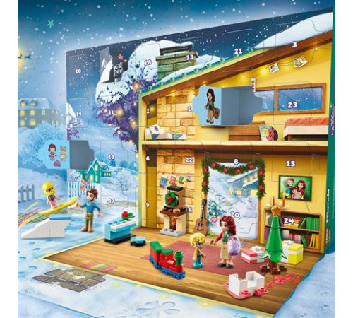 Новорічний адвент-календар 2024 LEGO Friends 272 деталей (42637) Новорічний адвент-календар 2024 LEGO Friends 272 деталей (42637)