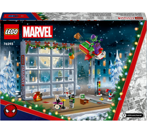 Новорічний адвент-календар 2024 LEGO Marvel Людина-павук 246 деталей (76293) Новорічний адвент-календар 2024 LEGO Marvel Людина-павук 246 деталей (76293)