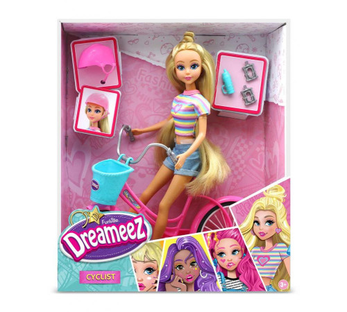 Лялька Funville Dreameez Велосипедистка
