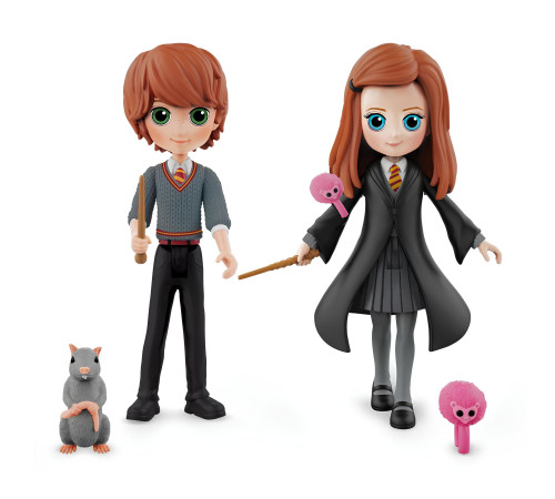 Фігурки Spin Master WIZARDING WORLD "Світ чарівників" Рон, Джинні, Скеберс та Арнольд