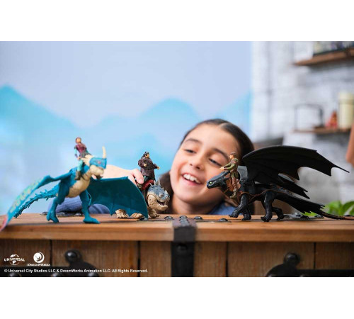 Фігурки Spin Master Дракон Беззубик та вершник Гикавки, "Як приборкати дракона"