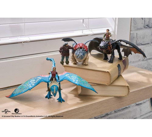 Фігурки Spin Master Дракон Беззубик та вершник Гикавки, "Як приборкати дракона"