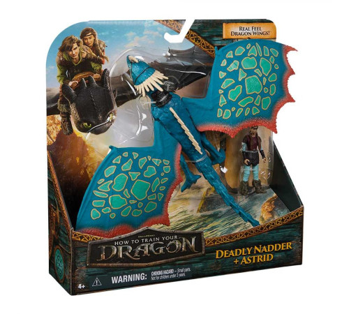 Фігурки Spin Master Дракон Смертельний Верть та вершник Астрід, "Як приборкати дракона"