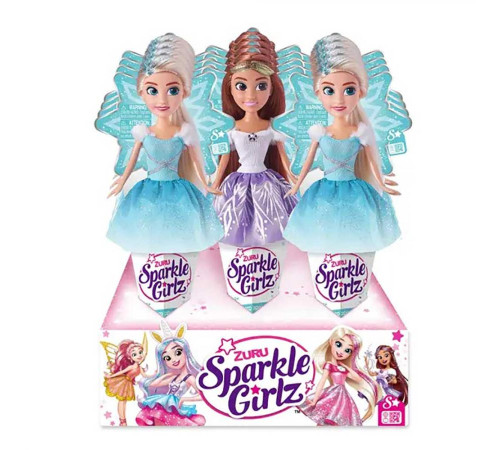 Лялька Zuru Зимова принцеса Домініка Sparkle Girls 25 см