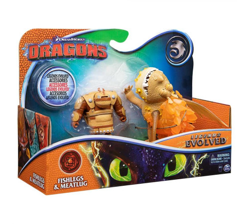 Фігурки Spin Master Дракон Сарделька та вершник Рибоніг, "Як приборкати дракона 3"