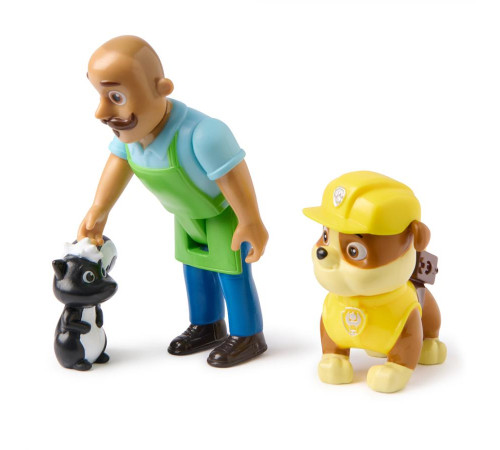 Фігурки Spin Master Цуценя-рятівник Кремеза, містера Портера та скунс "Щенячий патруль"