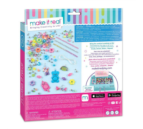Набір для створення браслетів Make it Real Натискай! Крути! Перевертай!