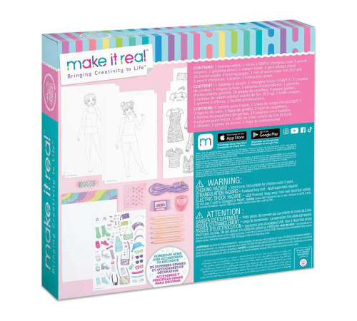 Набір для створення модних колекцій Make it Real Зі світловим планшетом