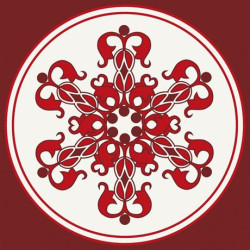 Картина за номерами ArtCraft Круглий орнамент 30х30 см (13043-AC)