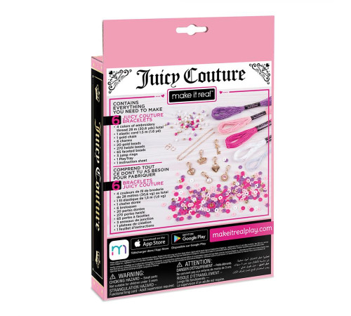 Міні-набір для створення прикрас Make it Real Гламурні браслети Juicy Couture