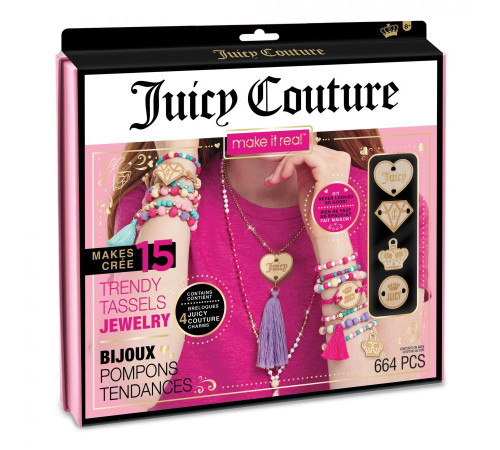 Набір для створення прикрас Make it Real Модний образ Juicy Couture