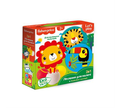 Набір для ліплення Fisher Price Казковий зоопарк з екотістом (VT4502-03)