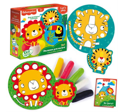 Набір для ліплення Fisher Price Казковий зоопарк з екотістом (VT4502-03)
