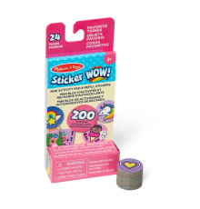 Дитячий мініблокнот Spin Master З наліпками для штампу Улюблені речі Melissa and Doug. Sticker WOW