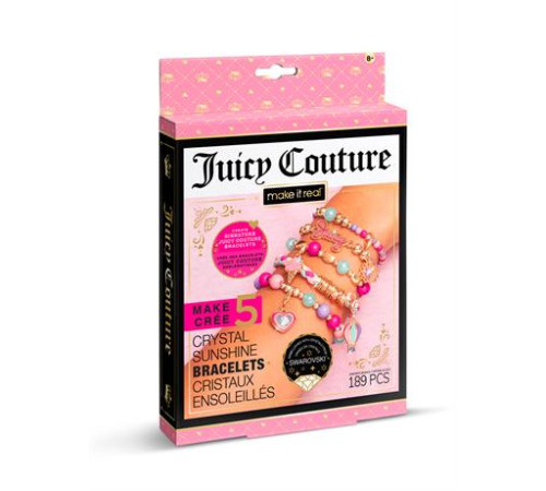Набір для створення шарм-браслетів Make it Real Juicy Couture Сонячне сяйво 189 ел. (MR4433) Набір для створення шарм-браслетів Make it Real Juicy Couture Сонячне сяйво 189 ел. (MR4433)