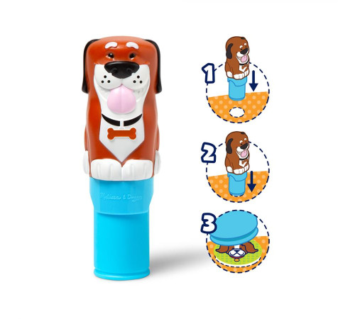 Дитячий блокнот та штамп Spin Master З наліпками Цуценя Melissa and Doug. Sticker WOW