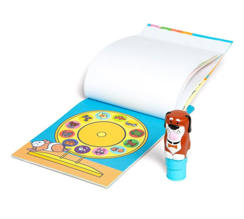 Дитячий блокнот та штамп Spin Master З наліпками Цуценя Melissa and Doug. Sticker WOW