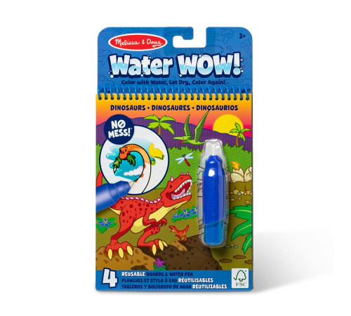 Дитяча водяна розмальовка Spin Master Динозаври Melissa and Doug. Water WOW
