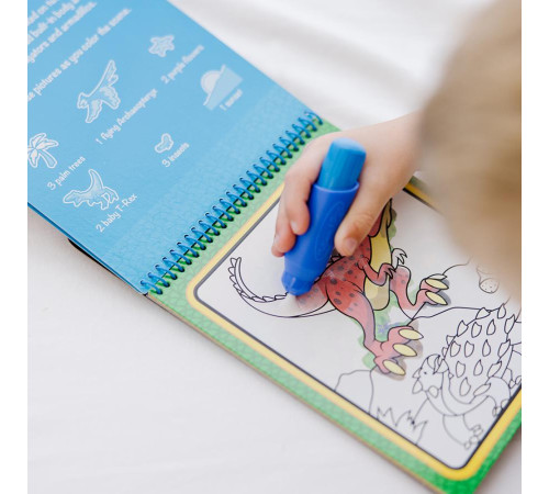 Дитяча водяна розмальовка Spin Master Динозаври Melissa and Doug. Water WOW