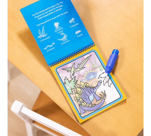 Дитяча водяна розмальовка Spin Master Динозаври Melissa and Doug. Water WOW