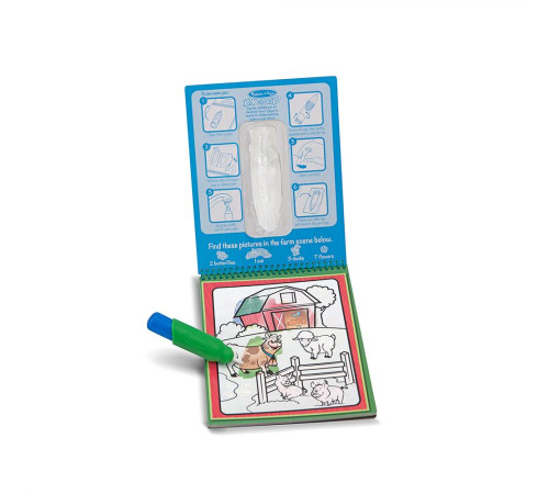 Дитяча водяна розмальовка Spin Master Тварини Melissa and Doug. Water WOW