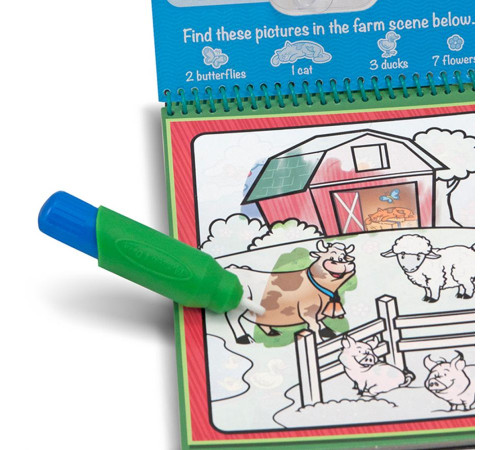 Дитяча водяна розмальовка Spin Master Тварини Melissa and Doug. Water WOW