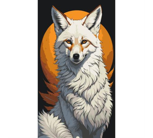 Картина за номерами ArtCraft Полярний лис 40х80 см (11545-AC) Картина за номерами ArtCraft Полярний лис 40х80 см (11545-AC)