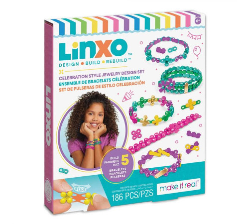 Набір для створення браслетів Make it Real Прикраси - Вечірка Linxo