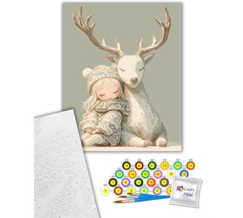 Картина за номерами ArtCraft Поруч з другом 40х50 см (10152-AC) Картина за номерами ArtCraft Поруч з другом 40х50 см (10152-AC)