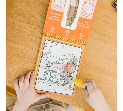 Дитяча водяна розмальовка Spin Master Транспорт Melissa and Doug. Water WOW