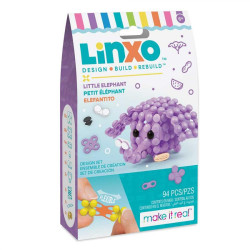 Набір для створення брелоків-трансформерів Make it Real.Linxo Звірята - Слон
