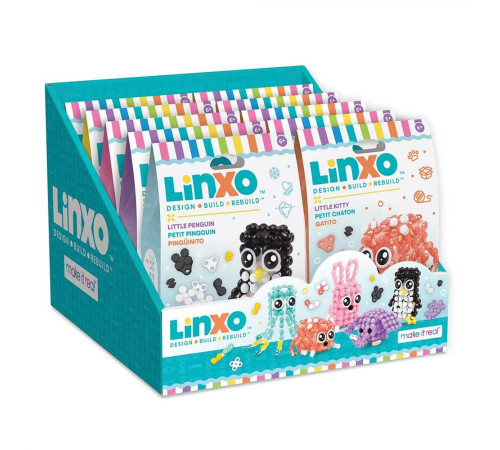 Набір для створення брелоків-трансформерів Make it Real.Linxo Звірята - Слон